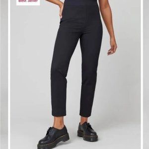 Spanx On-the-Go Ankle Slim Straight Pant in Black - NWT